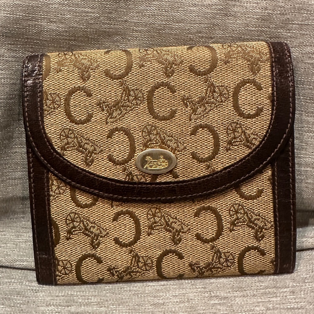 Celine kiss-lock Monogram Wallet